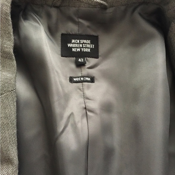 NEW Jack Spade Men's Gray 2 Button Blazer Sport Coat Sz 36 and 42 $495 - Picture 11 of 12